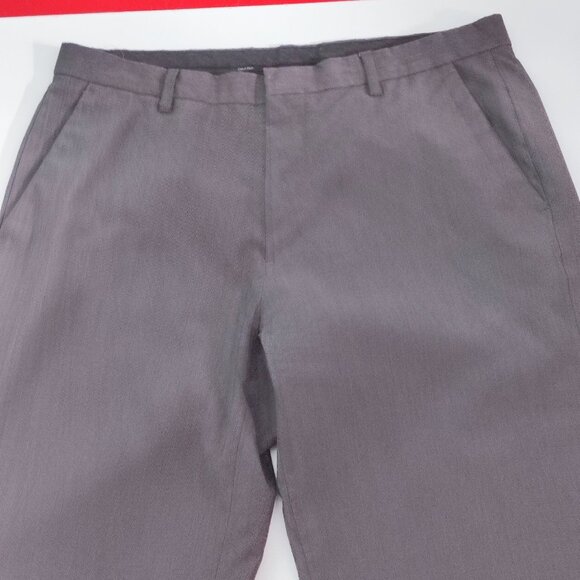 Calvin Klein business / casual dress pants grey men's size 32X32 - Picture 2 of 12